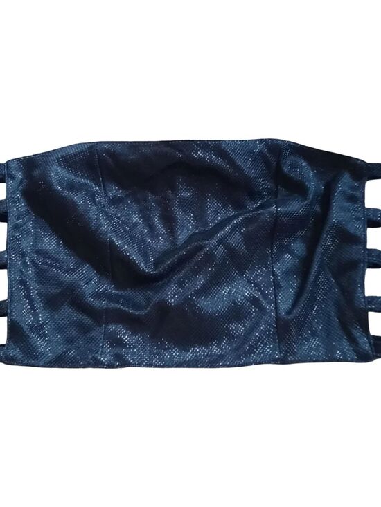 Windsor Tops - Windsor Black Shimmery Crop Top